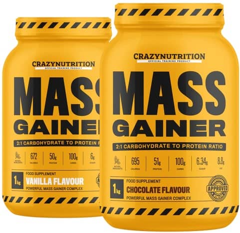 Crazy Nutrition mass gainer supplement