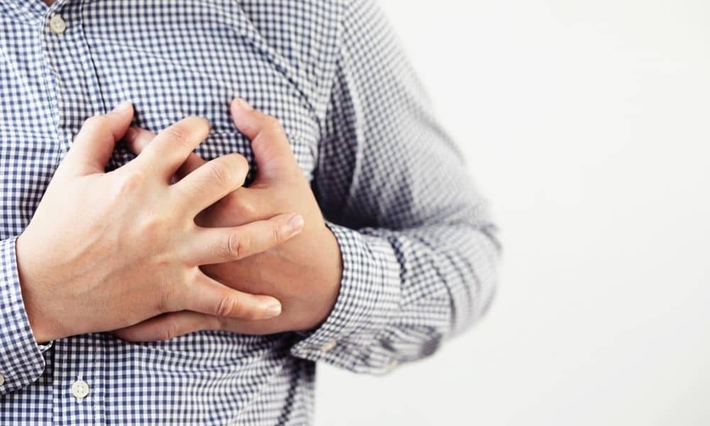 can stress cause heart blockage